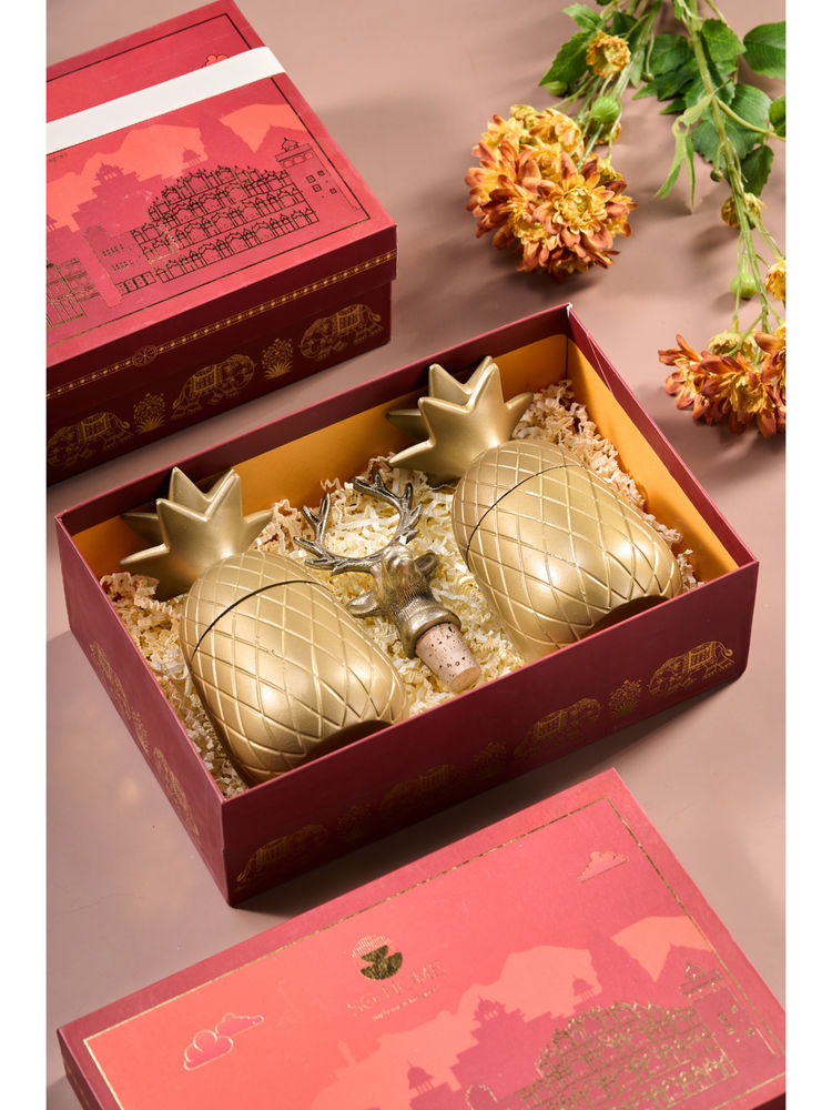 SG Home Gold 3 Piece Indi Nut Cracker Gift Set-image-6
