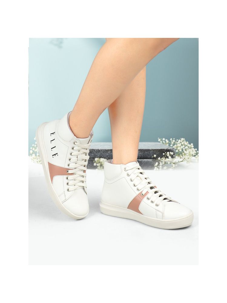 ELLE Pink Round Toe Women Sneakers-picture-15