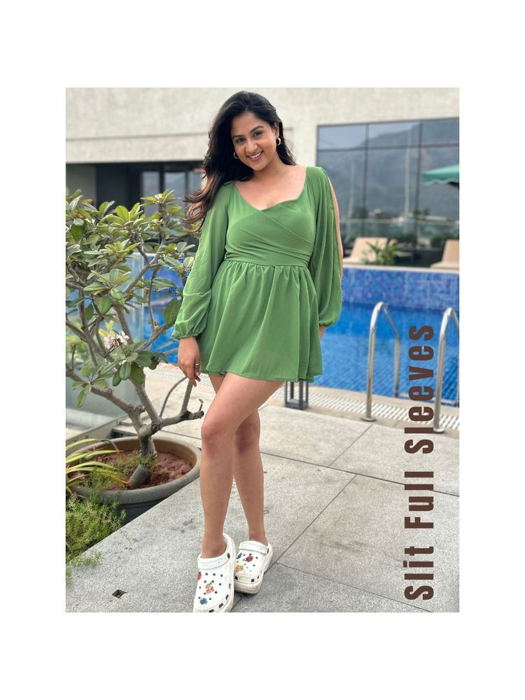 WomanLikeU Romper-Style Mini Beach Dress-picture-24