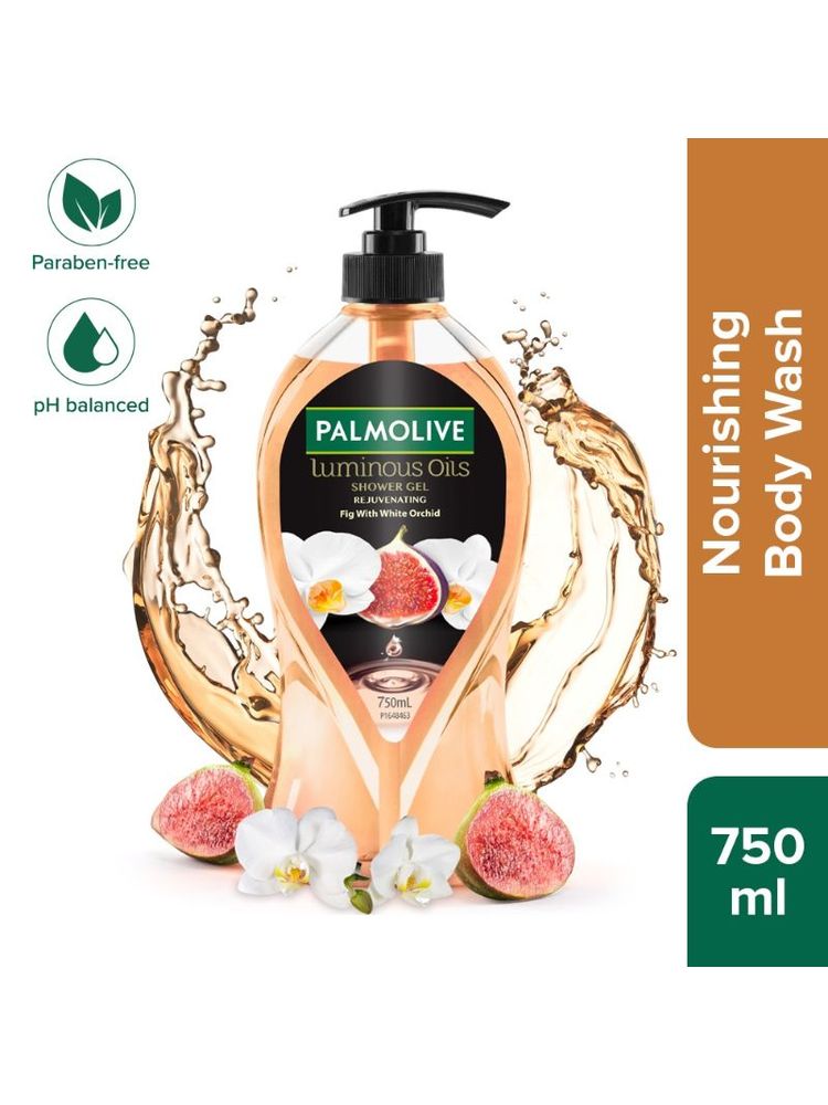 Palmolive White Orchid & Fig Oil Luminous Oils Rejuvenating, Nourishing Body Wash-picture-15