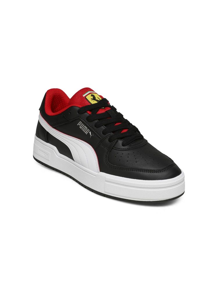 Puma Ferrari CA Pro Leather Black Sneakers-picture-27