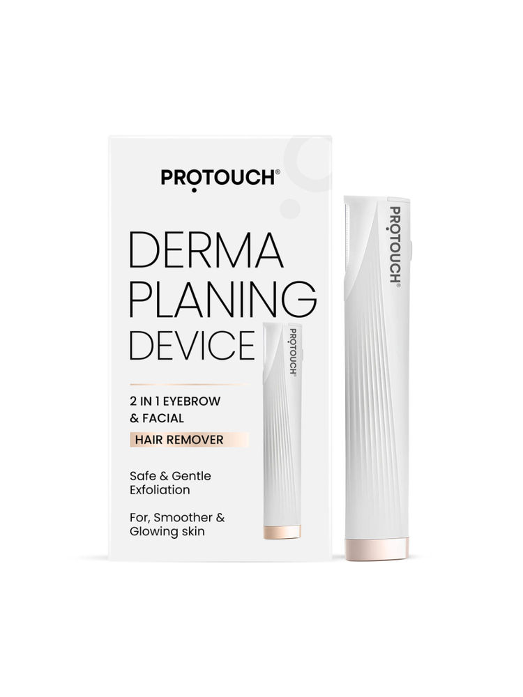 Protouch Dermaplaning Device 2 In 1 Eyebrow & Facial Hair Remover