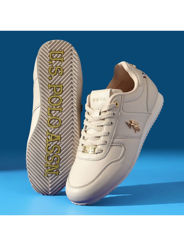U.S. POLO ASSN. Off White Sorrento 2.0 Women Sneakers-image-17