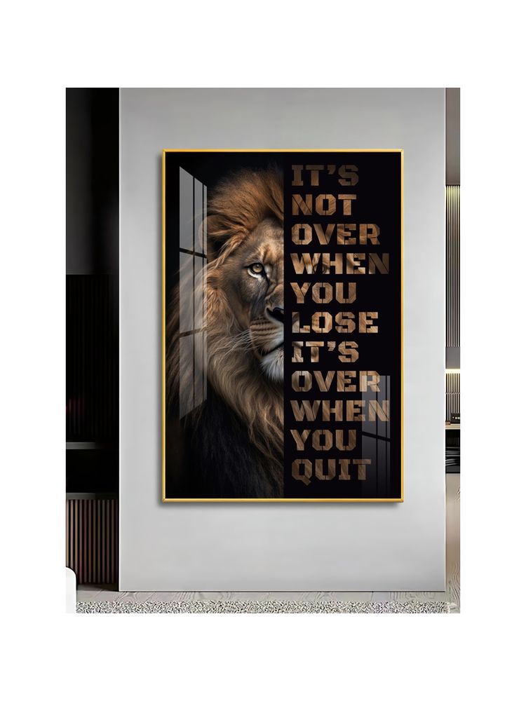 The Next Decor Majestic Wisdom Glass Finish Vertical Wall Art-picture-12
