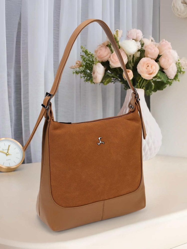 Mochi Women Brown Solid Shoulder Bag-picture-18