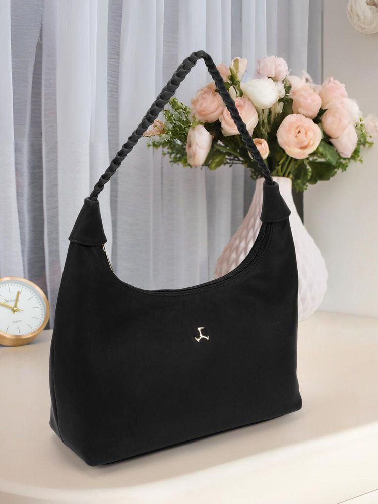Mochi Women Black Solid Shoulder Bag-picture-29