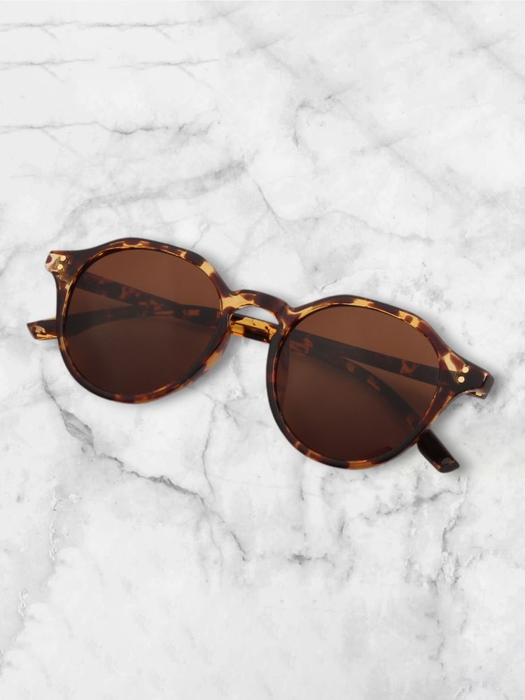 TED SMITH Unisex Round Sunglasses with Polarised and UV Protected Lens-HERBIE_DEMI-BRN-image-29