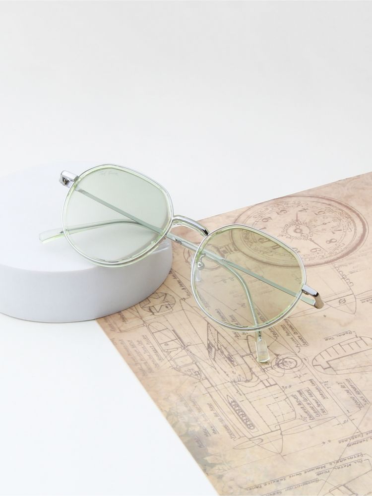 TED SMITH Unisex Round Metal Green Sunglasses With Polarized Lenses-SUN-DUNE_C7-picture-35