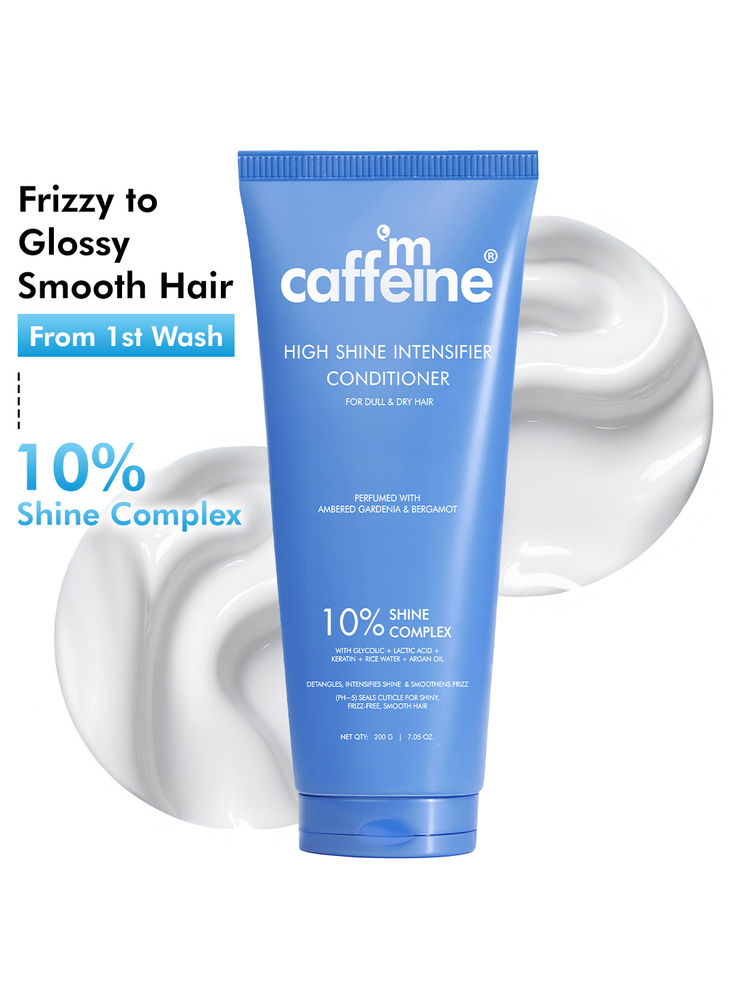 MCaffeine Glossy Hair Conditioner with 10% Shine Complex, Shinier Hair in 1 Use, 48 Hr Frizz Control-picture-16