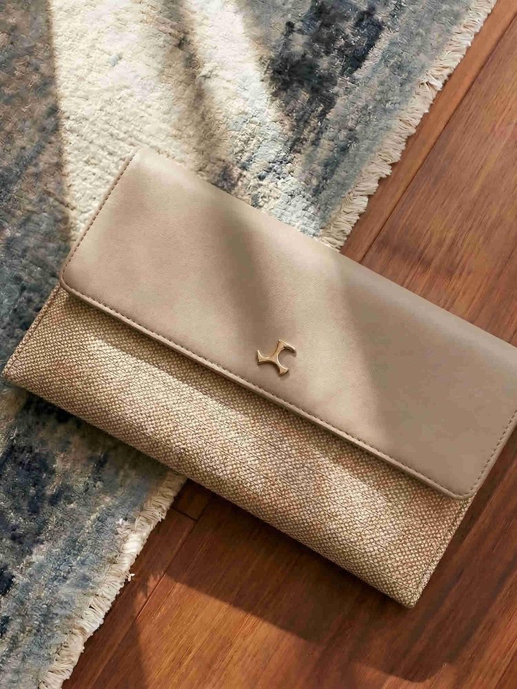 Mochi Women Beige Casual Wallet-picture-26