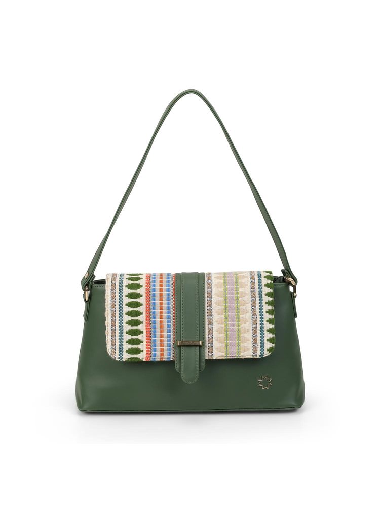 Metro Women Green Casual Handbag-picture-11