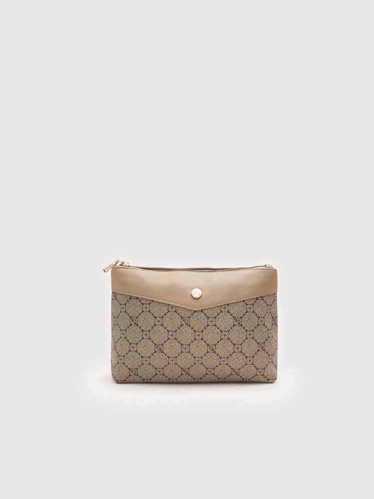 CARPISA ITALIA Women Diana Beige Pouch (M)-picture-24