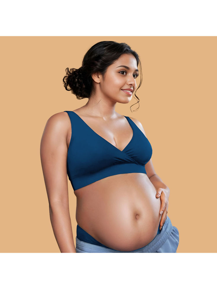 Tailor and Circus Pure Soft Padded Maternity Bra Blue-picture-20
