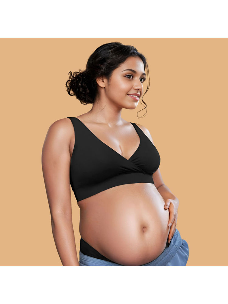 Tailor and Circus Pure Soft Padded Maternity Bra Black-picture-10