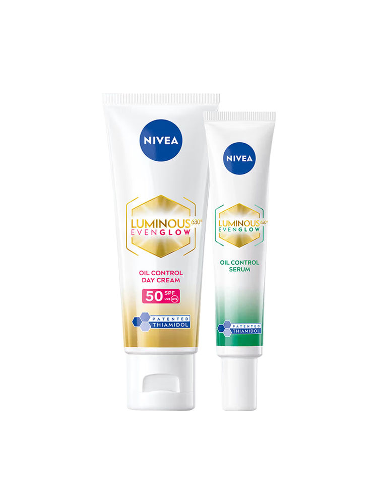 NIVEA Luminous Serum + Day Cream Even Glow - Daily Essentials Combo-image-23