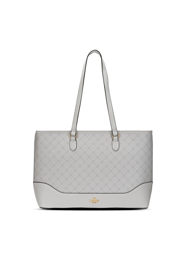 Lavie Paris Women's Rene Laptop Tote Bag- Off White (LARGE)-picture-11