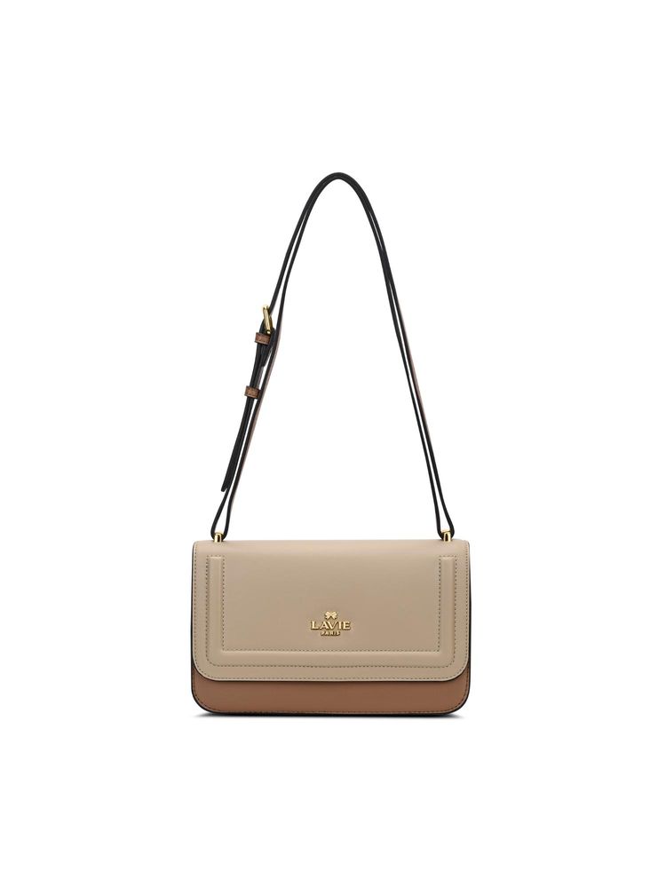 Lavie Paris Women's Camelia 3 Compartment Flap Sling Bag (MEDIUM)-image-3
