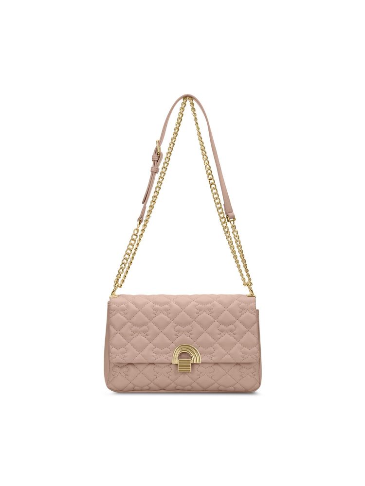 Lavie Paris Women's Quincy Flap Sling Bag -Nude (MEDIUM)-image-43