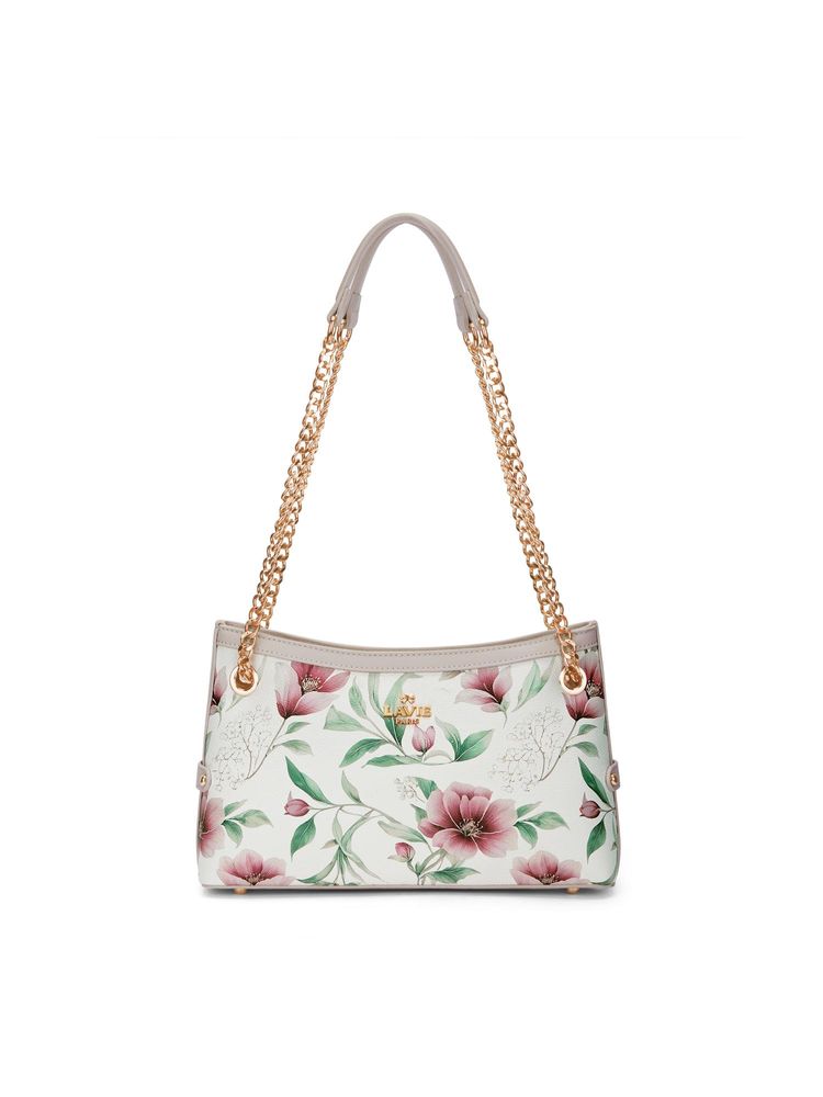 Lavie Paris Women's Fluer Hobo Bag- White (MEDIUM)-image-8