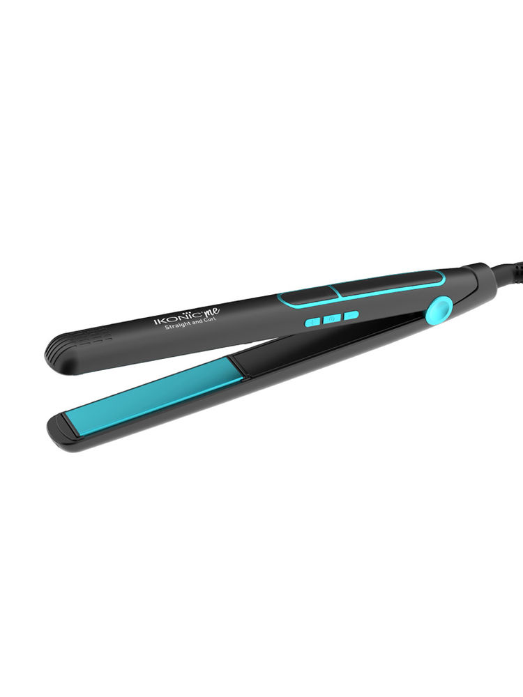 Ikonic Me 2 In 1 Straight And Curl Slim - Black & Teal-image-40