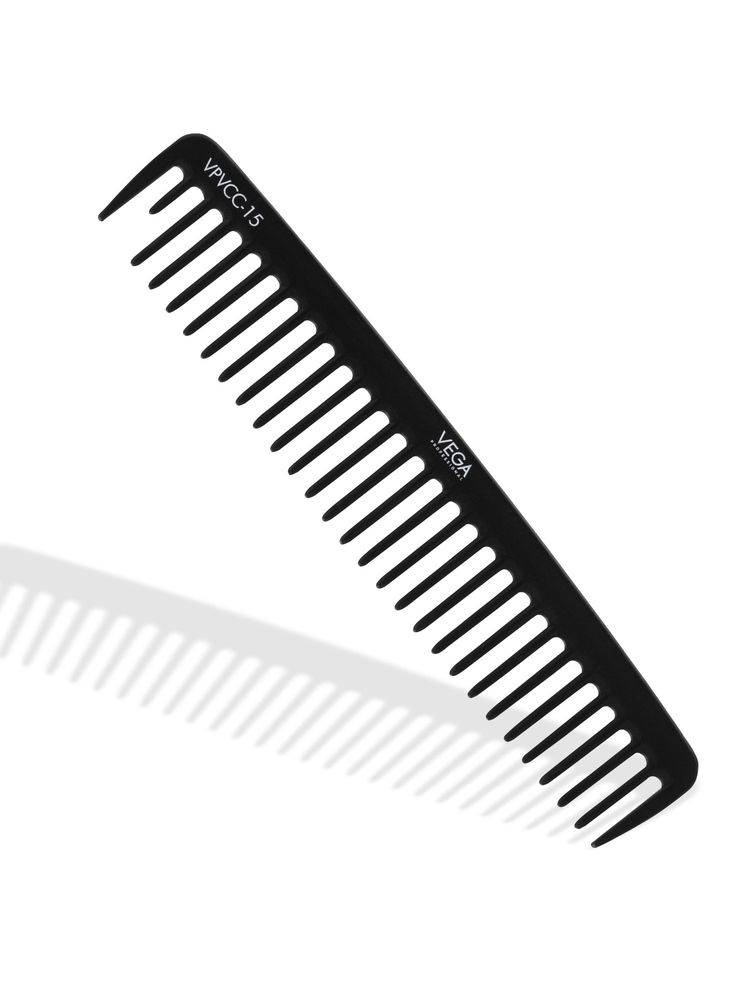 Vega Professional Detangling Comb - Black Line-image-17