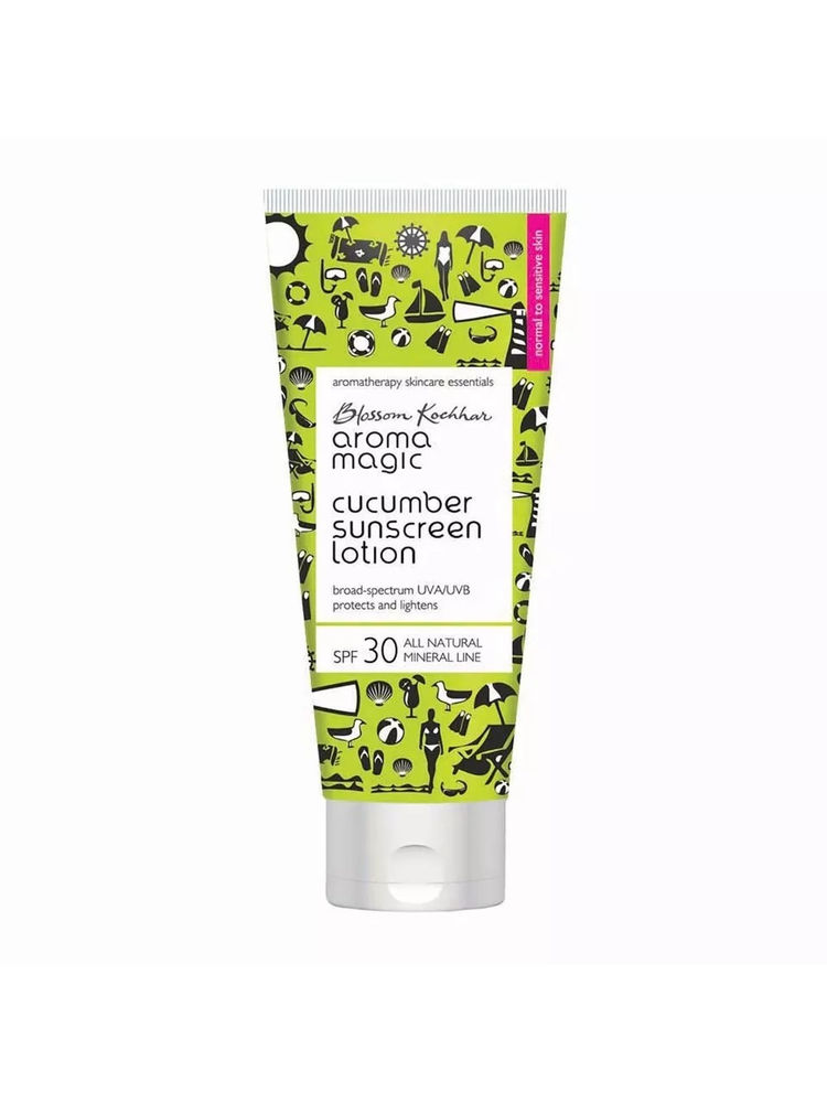 Aroma Magic Cucumber Sunscreen Lotion SPF 30 UVA/UVB All Natural Mineral Line-picture-22