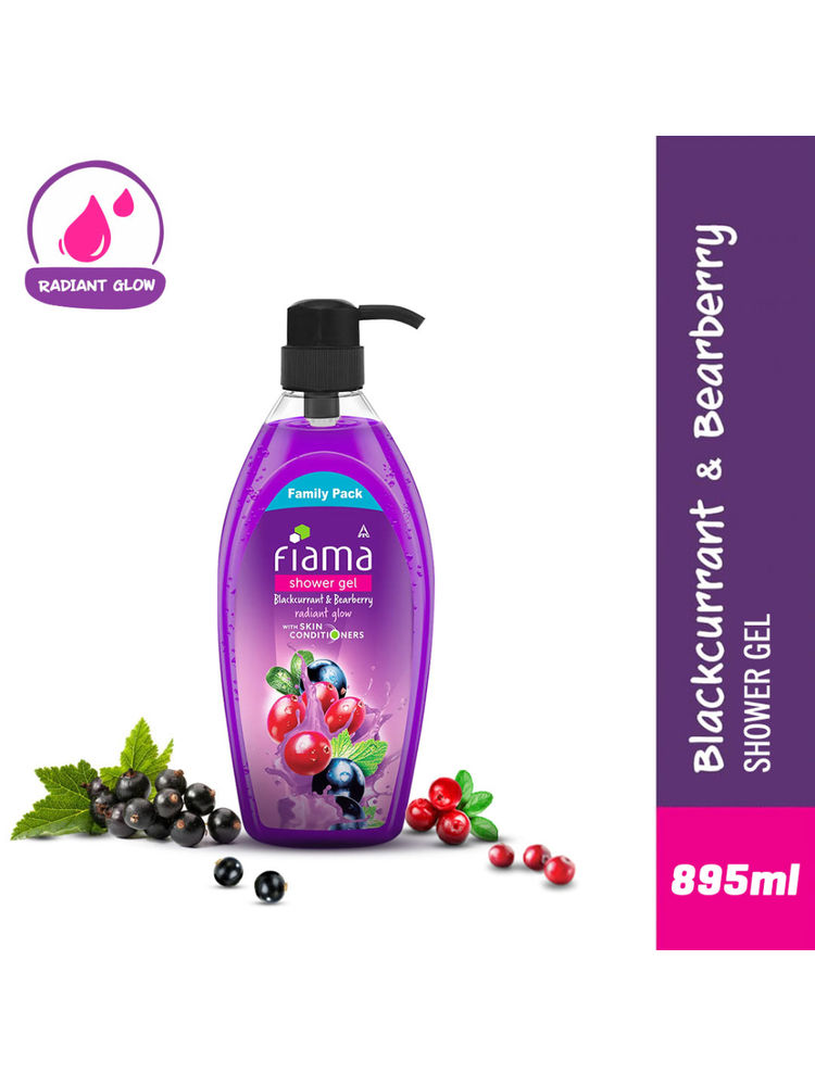 Fiama Shower Gel Blackcurrant & Bearberry Body Wash With Skin Conditioners For Radiant Glow