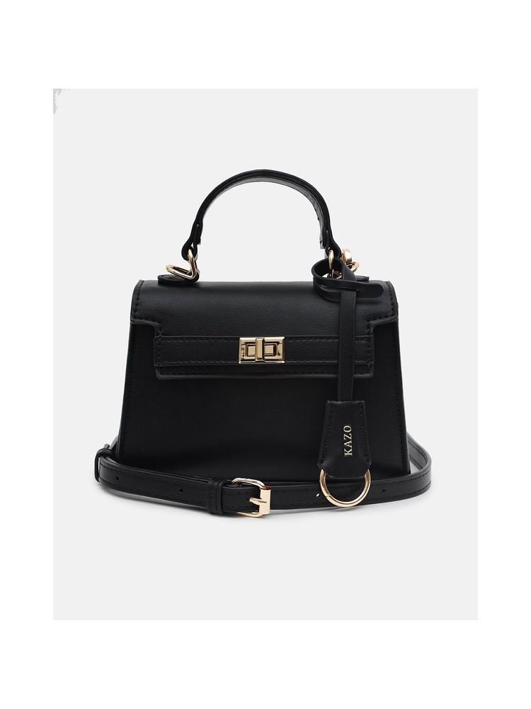 kazo fashion Kazo Ava Black Sling Bag (S)-picture-23