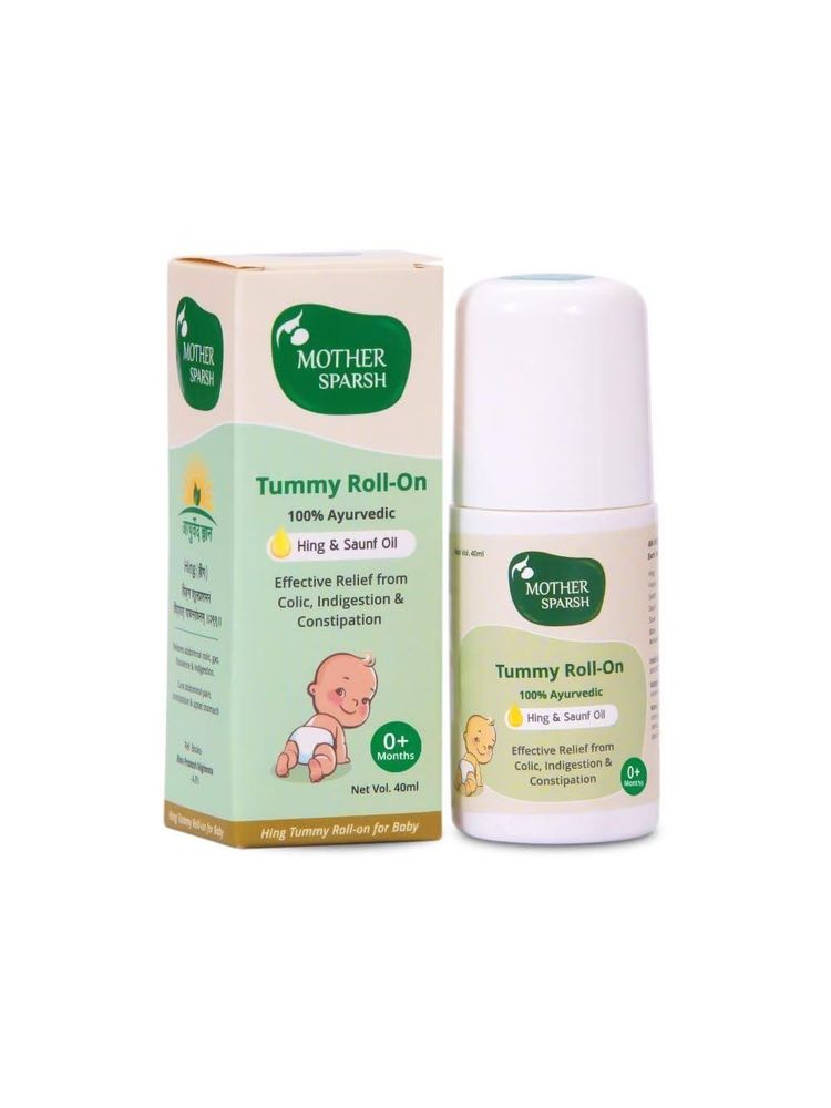 Mother Sparsh Hing Tummy Roll On For Indigestion & Colic Relief With Hing & Saunf Oil-image-30
