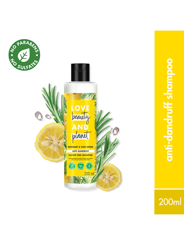 Love Beauty & Planet Rosemary & Yuzu Lemon Anti Dandruff Shampoo-picture-17