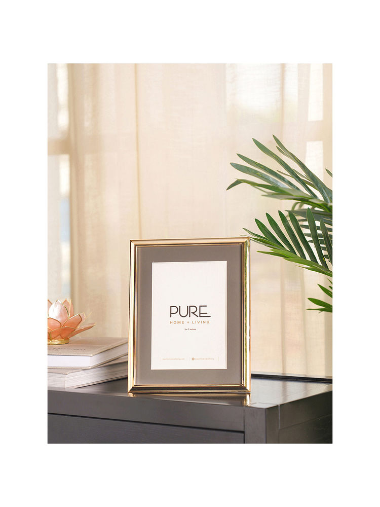 Pure Home + Living Large Oro Rectangular Gold Photo Frame-image-32