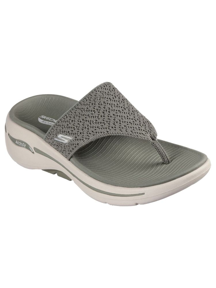 SKECHERS Women Go Walk Arch Fit Wee Olive Sports Sandals-picture-15
