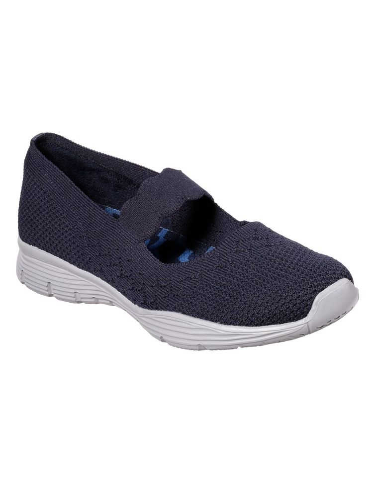 SKECHERS Women Seager Navy Blue Casual Slip On Sneakers-image-39