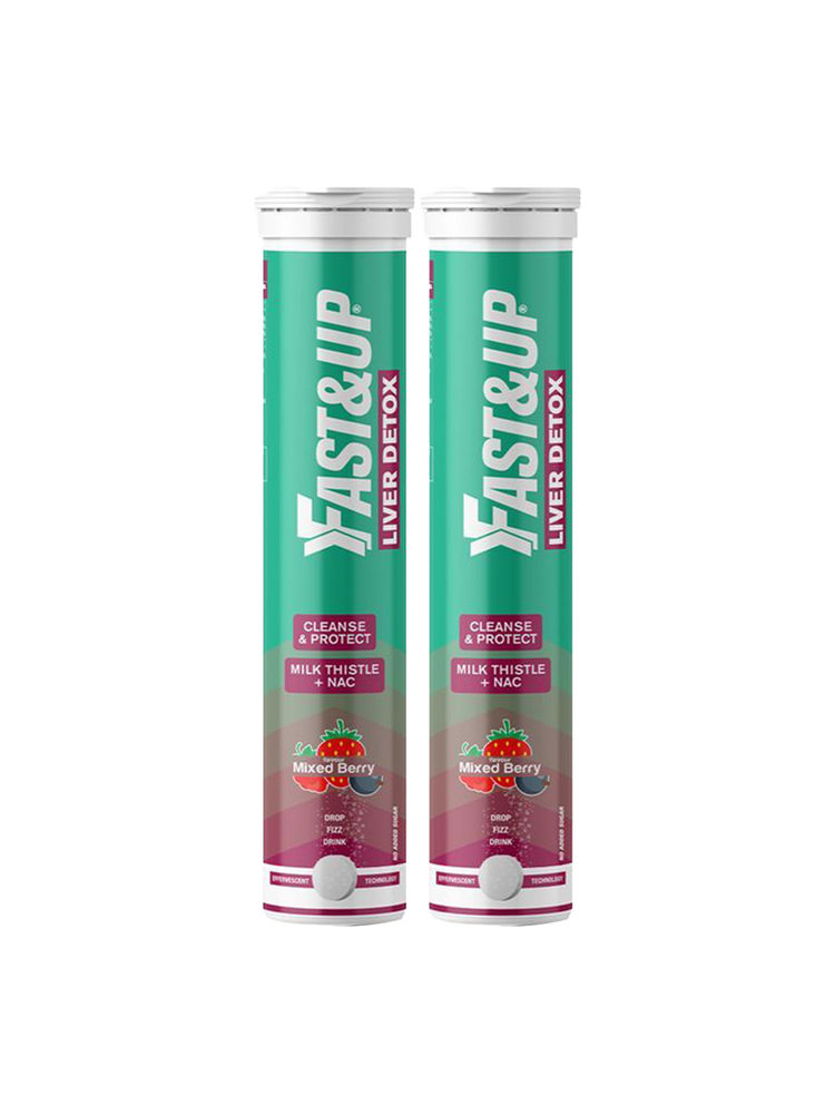 Fast&Up Liver Detox Tablets - Mixed Berry Flavour (Pack of 2)-image-33