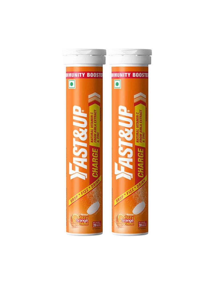 Fast&Up Charge Natural Vitamin C & Zinc Orange Tube Tablets (Pack of 2)-picture-11