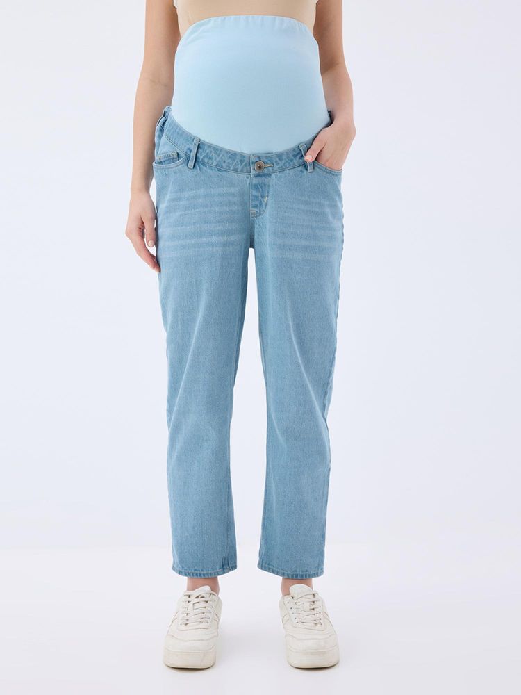 MomToBe Light Blue Maternity Jeans-picture-20