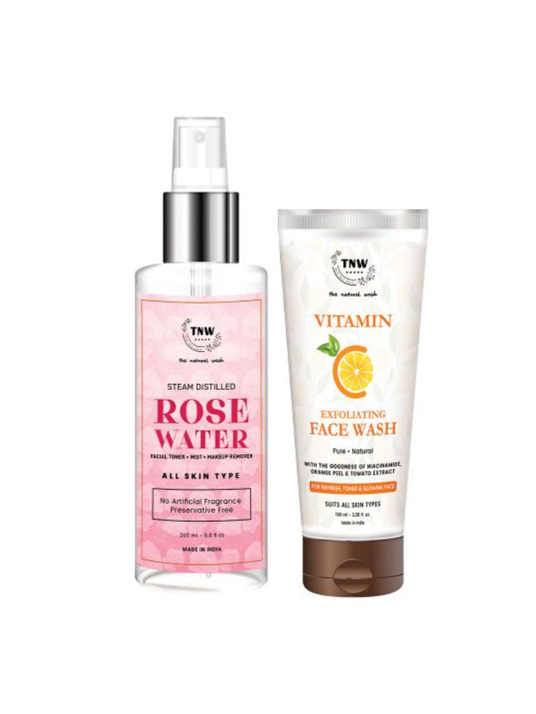 TNW The Natural Wash Vitaminc Face Wash + Rose Water
