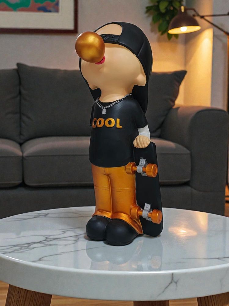 Sun Mun Decors Large Boomer Boy Black Figurine-image-20