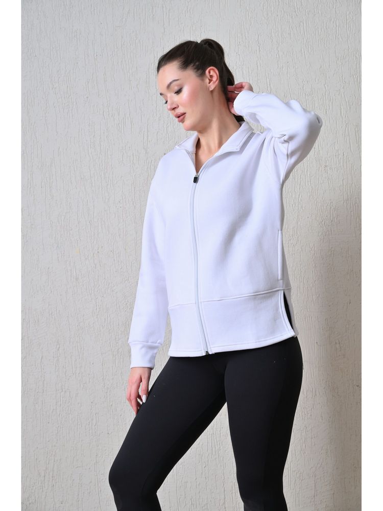 Body Smith Women White Collar Neck Solid Light Jacket-picture-16