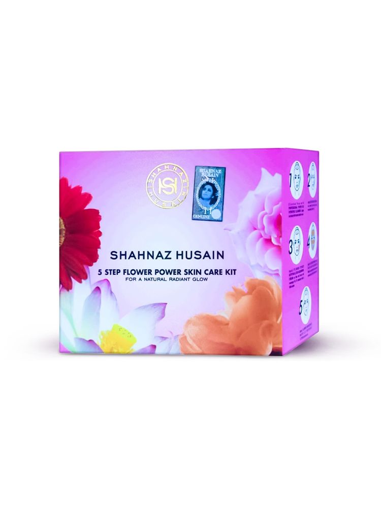 Shahnaz Husain 5 Step Flower Power Skin Care Kit-picture-16