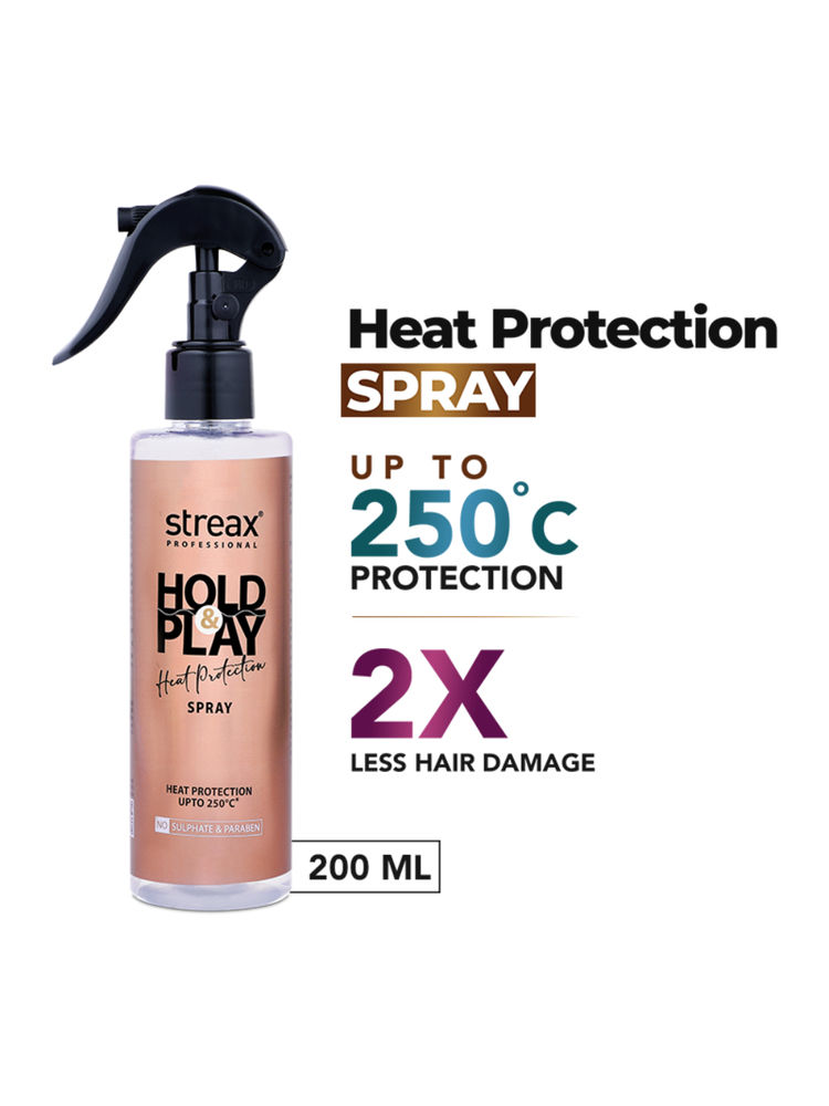 Streax Professional Hold & Play Heat Protection Spray