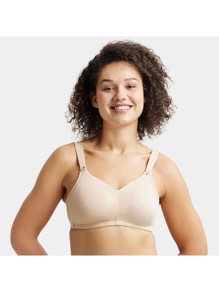 Jockey 1841 Wirefree Non Padded Soft Touch Microfiber Elastane Minimizer Bra- Lt Skin-picture-26