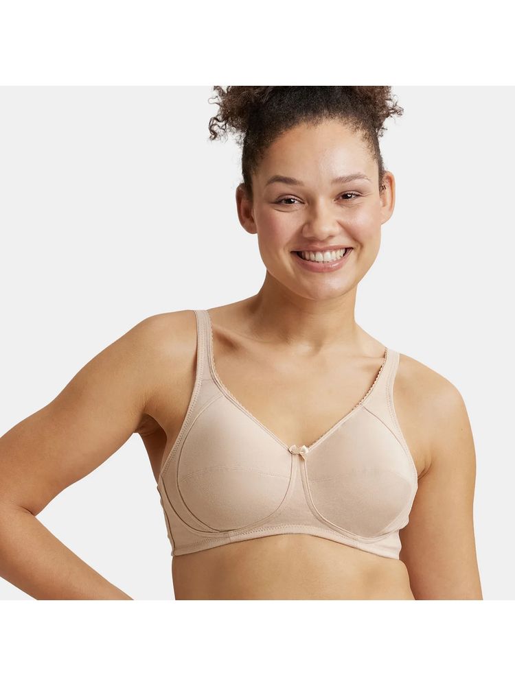 Jockey ES13 Wirefree NonPadded Cotton Elastane Full Coverage Plus Size Bra-Light Skin-image-11