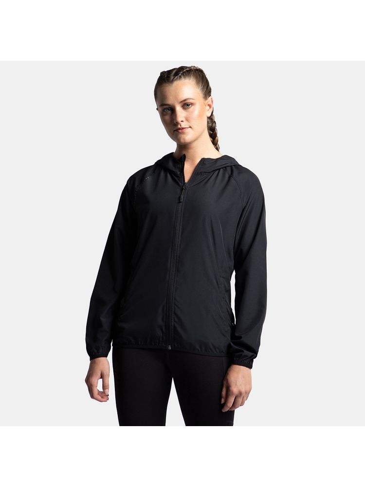 Jockey MW50 Women Microfiber Fabric Active Wear Hoodie Jacket - Black-image-40