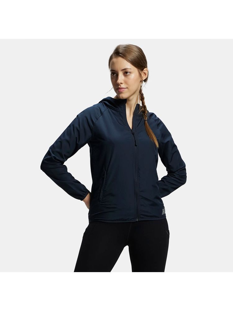 Jockey MW50 Women Microfiber Fabric Active Wear Hoodie Jacket - Sky Captain-picture-14