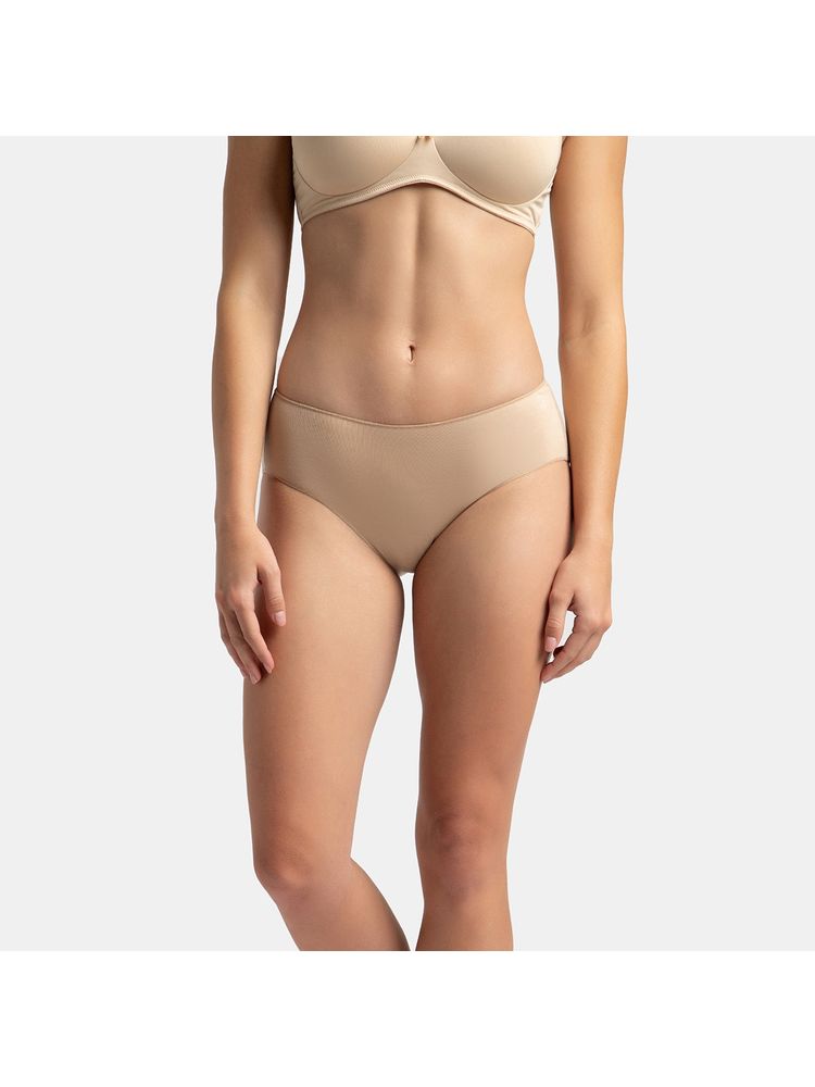 Jockey 1802 Women High Coverage Micro Modal Elastane Hipster - Skin-picture-25