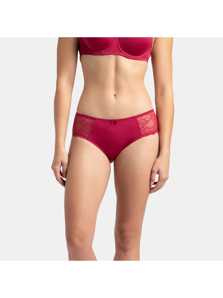 Jockey 1814 Women Full Coverage Soft Touch Microfiber Elastane Hipster - Anemone-image-28