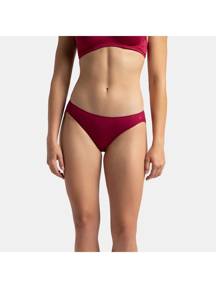 Jockey 1803 Women Medium Coverage Modal Stretch Bikini - Anemone-picture-27