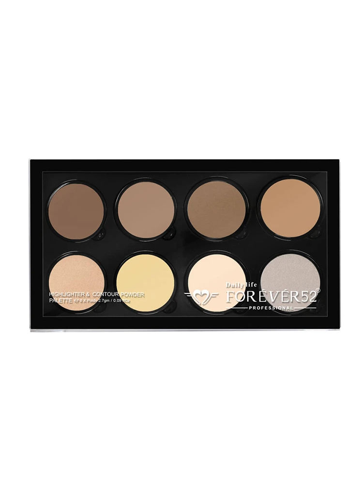 Daily Life Forever52 8 Color Highlighter Contour Powder Palette - FHC001-image-3