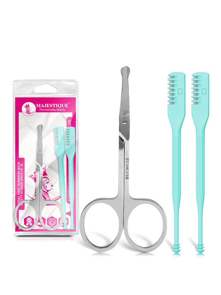 Majestique Nasal Hair Trimmers With Safety Scissor-image-39